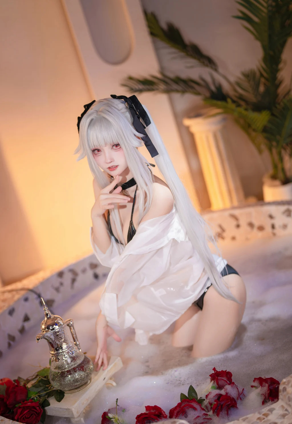 Coser@大大卷卷小卷: 美少女万华镜 水池 (34 photos + 1 video)